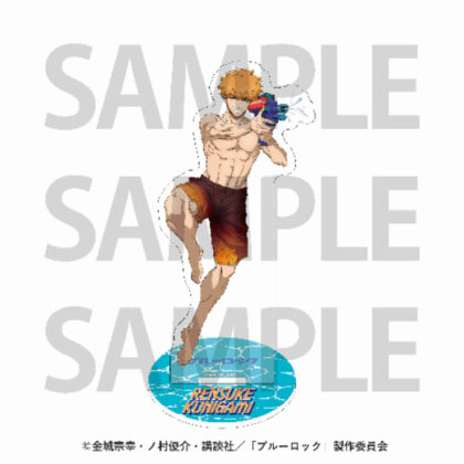 Hakone Kowakien Yunessun x Blue Rock Acrylic Stand Rensuke Kunigami (箱根小涌園ユネッサン×ブルーロック アクリルスタンド 國神錬介)