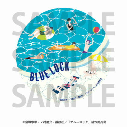 Hakone Kowakien Yunessun x Blue Rock Acrylic Coaster (箱根小涌園ユネッサン×ブルーロック アクリルコースター)