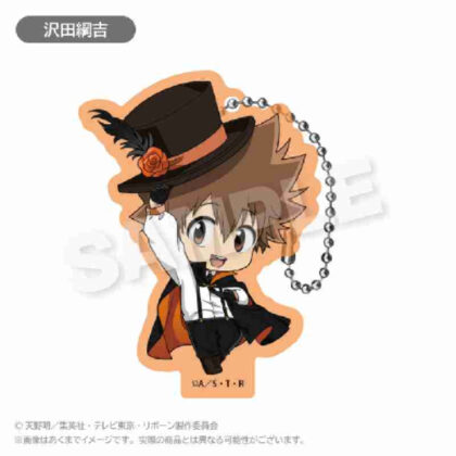 Katekyo Hitman REBORN! Acrylic key chain Petit Phantom Thieves Ver. Tsunayoshi Sawada (家庭教師ヒットマンREBORN! アクリルキーホルダー ぷち怪盗団Ver. 沢田綱吉)