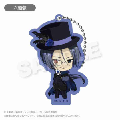 Katekyo Hitman REBORN! Acrylic key chain Petit Phantom Thieves Ver. Mukuro Rokudo (家庭教師ヒットマンREBORN! アクリルキーホルダー ぷち怪盗団Ver. 六道骸)