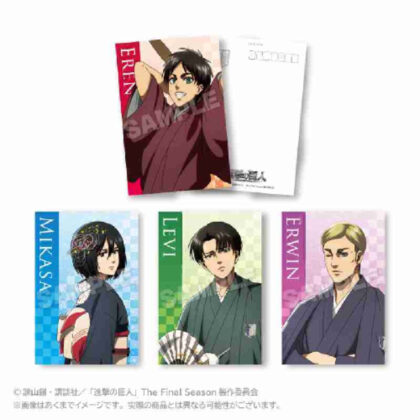 進撃の巨人 ポストカードセット お正月Ver. (進擊的巨人明信片套裝新年Ver.)