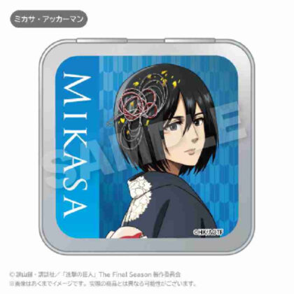 進撃の巨人 コレクション缶ケース お正月Ver. ミカサ・アッカ―マン (進擊的巨人收藏罐盒新年Ver.)
