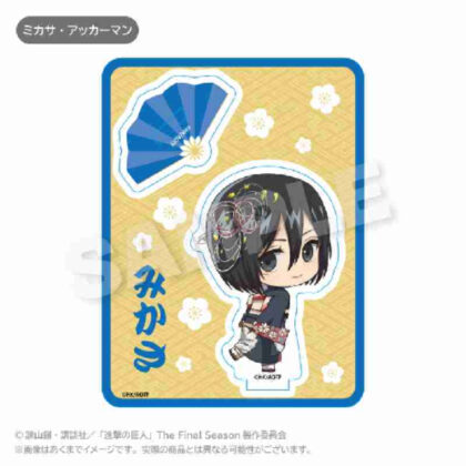 進撃の巨人 ぷちアクリルマスコット お正月Ver. ミカサ・アッカ―マン (進擊的巨人小亞克力吉祥物新年Ver.)