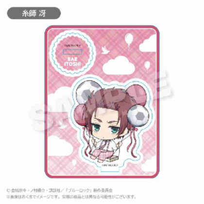 Blue Rock Mini Character Acrylic Mascot Barunko Ver. Sae Itoshi (ブルーロック ミニキャラアクリルマスコット ばるんこVer. 糸師冴)