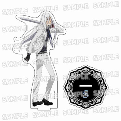 Katekyo Hitman REBORN! Original BIG Acrylic Stand White Suit Ver. 7 Superbi Squalo (家庭教師ヒットマンREBORN! 描き下ろしBIGアクリルスタンド ホワイトスーツVer. 7 スペルビ・スクアーロ)