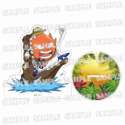 Bobobobo Bobobo Original BIG Acrylic Stand 2 Chief Patch (ボボボーボ・ボーボボ 描き下ろしBIGアクリルスタンド2 首領パッチ)