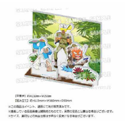 Bobobobo Bobobo newly drawn acrylic diorama (ボボボーボ・ボーボボ 描き下ろしアクリルジオラマ)