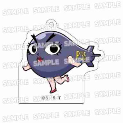 Bobobobo Bobobo Deformed Acrylic Key Chain 3 Torpedo Girl (ボボボーボ・ボーボボ デフォルメアクリルキーホルダー 3 魚雷ガール)