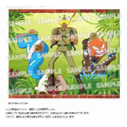 Bobobobo Bobobo original canvas art (ボボボーボ・ボーボボ 描き下ろしキャンバスアート)
