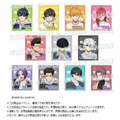 Blue Rock Original Illustration Acrylic Badge Collection Denim Coordination Ver. (ブルーロック 描き下ろしアクリルバッジコレクション デニムコーデVer.)