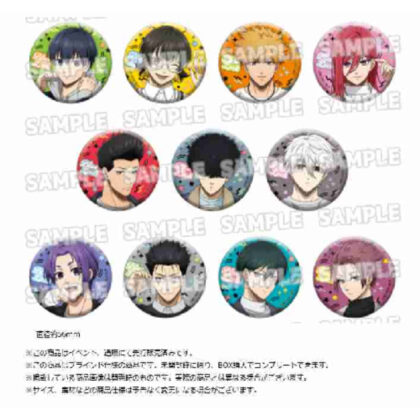 Blue Rock Original Can Badge Collection Denim Coordination Ver. (ブルーロック 描き下ろし缶バッジコレクション デニムコーデVer.)