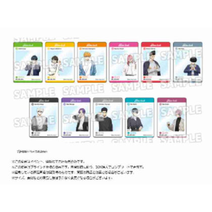 Blue Rock Original Illustration SNS Style Clear Card Collection Denim Coordination Ver. (ブルーロック 描き下ろしSNS風クリアカードコレクション デニムコーデVer.)