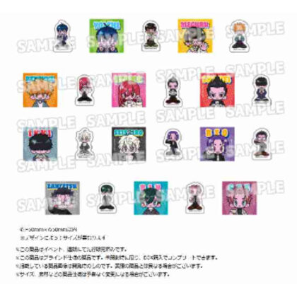 Blue Rock Drawing Sticker Collection Denim Coordination Ver. (ブルーロック 描き起こしステッカーコレクション デニムコーデVer.)