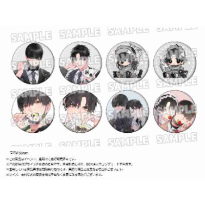 Uniform, 2am. Tin badge collection (制服、深夜2時。 缶バッジコレクション)