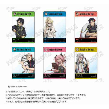 Seraph of the End Newly drawn SNS style clear card collection original costume Ver. (終わりのセラフ 描き下ろしSNS風クリアカードコレクションオリジナル衣装Ver.)