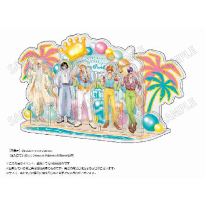 Junket Bank Original Illustration Acrylic Diorama Summer Party Ver. (ジャンケットバンク 描き下ろしアクリルジオラマ サマーパーティーVer.)