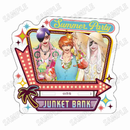 Junket Bank Original Illustration Acrylic Multi Stand Summer Party Ver. A (ジャンケットバンク 描き下ろしアクリルマルチスタンド サマーパーティーVer. A)