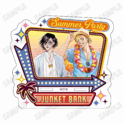 Junket Bank Original Illustration Acrylic Multi Stand Summer Party Ver. B (ジャンケットバンク 描き下ろしアクリルマルチスタンド サマーパーティーVer. B)