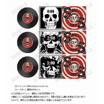 junket bank record style coaster (ジャンケットバンク レコード風コースター)