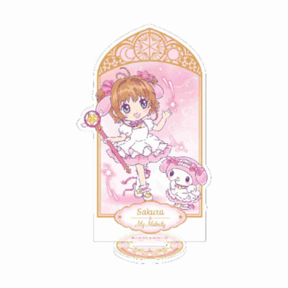Hologram acrylic stand Cardcaptor Sakura x Sanrio Characters 02 Sakura Kinomoto x My Melody (collaboration illustration) (ホログラムアクリルスタンド カードキャプターさくら×サンリオキャラクターズ 02 木之本桜×マイメロディ(コラボイラスト))