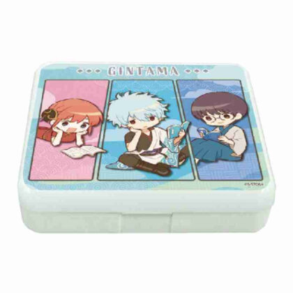 Accessory case Gintama 02 Gintoki & Shinpachi & Kagura (Retro art illustration) (小物ケース 銀魂 02 銀時&新八&神楽(レトロアートイラスト))