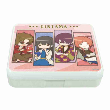 Accessory case Gintama 04 Katsura & Sakamoto & Takasugi & Kamui (retro art illustration) (小物ケース 銀魂 04 桂&坂本&高杉&神威(レトロアートイラスト))