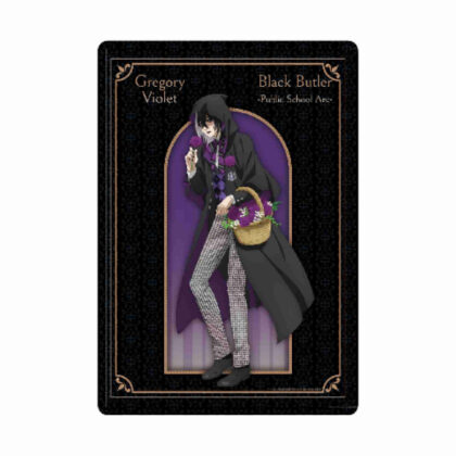Character Clear Case Black Butler -Boarding School Edition- 06 Gregory Violet (Original illustration) (キャラクリアケース 黒執事 -寄宿学校編- 06 グレゴリー・バイオレット(描き下ろしイラスト))