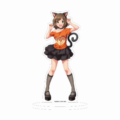 Acrylic stand THE IDOLM@STER CINDERELLA GIRLS 10 Miku Maekawa Original T-shirt Ver. (Original illustration) (アクリルスタンド アイドルマスター シンデレラガールズ 10 前川みく オリジナルTシャツVer.(描き下ろしイラスト))