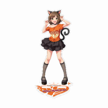 Big acrylic stand THE IDOLM@STER CINDERELLA GIRLS 01 Miku Maekawa Original T-shirt Ver. (Original illustration) (デカアクリルスタンド アイドルマスター シンデレラガールズ 01前川みく オリジナルTシャツVer.(描き下ろしイラスト))