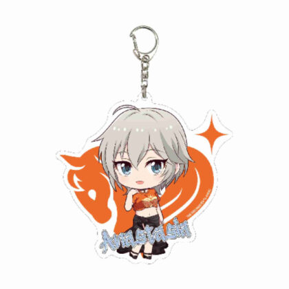 Big acrylic key chain THE IDOLM@STER CINDERELLA GIRLS 02 Anastasia Original T-shirt Ver. (Mini character illustration) (デカアクリルキーホルダー アイドルマスター シンデレラガールズ 02アナスタシア オリジナルTシャツVer.(ミニキャライラスト))
