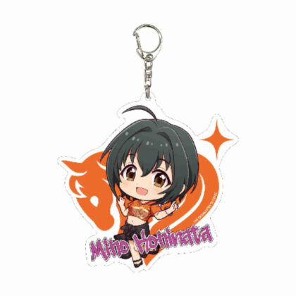 Big acrylic key chain THE IDOLM@STER CINDERELLA GIRLS 05 Miho Kohinata Original T-shirt Ver. (Mini character illustration) (デカアクリルキーホルダー アイドルマスター シンデレラガールズ 05小日向美穂 オリジナルTシャツVer.(ミニキャライラスト))
