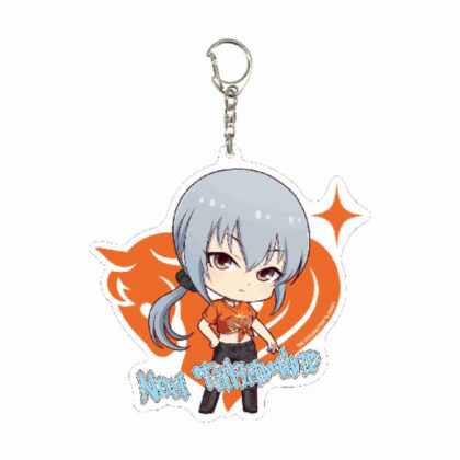 Big acrylic key chain THE IDOLM@STER CINDERELLA GIRLS 08 Noa Takamine Original T-shirt Ver. (Mini character illustration) (デカアクリルキーホルダー アイドルマスター シンデレラガールズ 08高峯のあ オリジナルTシャツVer.(ミニキャライラスト))