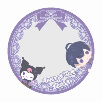 57mm can deco cover A3! x Sanrio characters 02 Masumi Usui x Kuromi (mini character illustration) (57mm缶デコカバー A3!×Sanrio characters 02碓氷真澄×クロミ(ミニキャライラスト))