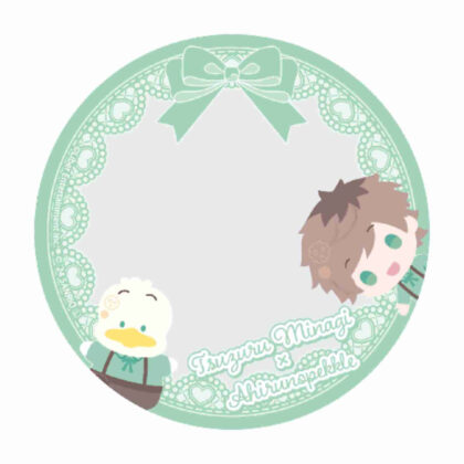 57mm can deco cover A3! x Sanrio characters 03 Tsuzuru Minaki x Peckle the duck (mini character illustration) (57mm缶デコカバー A3!×Sanrio characters 03皆木綴×あひるのペックル(ミニキャライラスト))