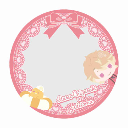 57mm can deco cover A3! x Sanrio characters 04 Itaru Chigasaki x Gudetama (mini character illustration) (57mm缶デコカバー A3!×Sanrio characters 04茅ヶ崎至×ぐでたま(ミニキャライラスト))