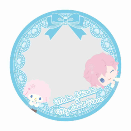 57mm can deco cover A3! x Sanrio characters 09 Kosaka Muku x My Sweet Piano (mini character illustration) (57mm缶デコカバー A3!×Sanrio characters 09向坂椋×マイスウィートピアノ(ミニキャライラスト))