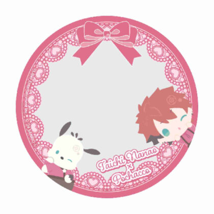 57mm can deco cover A3! x Sanrio characters 15 Taichi Nanao x Pochacco (mini character illustration) (57mm缶デコカバー A3!×Sanrio characters 15七尾太一×ポチャッコ(ミニキャライラスト))