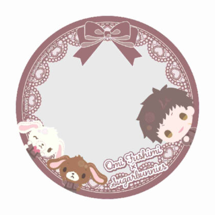 57mm can deco cover A3! x Sanrio characters 16 Omi Fushimi x Sugar Bunnies (mini character illustration) (57mm缶デコカバー A3!×Sanrio characters 16伏見臣×シュガーバニーズ(ミニキャライラスト))