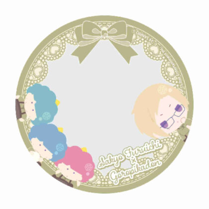 57mm can deco cover A3! x Sanrio characters 17 Furuichi Sakyo x Goropikadon (mini character illustration) (57mm缶デコカバー A3!×Sanrio characters 17古市左京×ゴロピカドン(ミニキャライラスト))