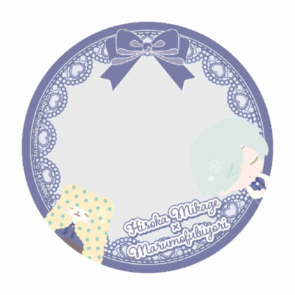 57mm can deco cover A3! x Sanrio characters 21 Mitsu Mikage x Marumofubiyori (mini character illustration) (57mm缶デコカバー A3!×Sanrio characters 21御影密×まるもふびより(ミニキャライラスト))