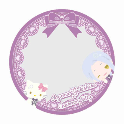57mm can deco cover A3! x Sanrio characters 23 Yukihaku Azuma x Charmy Kitty (mini character illustration) (57mm缶デコカバー A3!×Sanrio characters 23雪白東×チャーミーキティ(ミニキャライラスト))