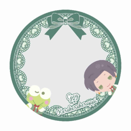 57mm can deco cover A3! x Sanrio characters 24 guys x Kerokerokeroppi (mini character illustration) (57mm缶デコカバー A3!×Sanrio characters 24ガイ×けろけろけろっぴ(ミニキャライラスト))