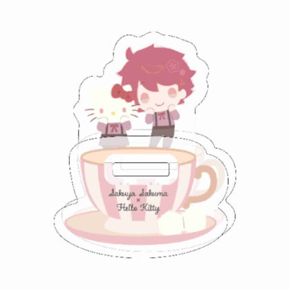 Yurayura acrylic stand A3! x Sanrio characters01 Sakuma Sakuya x Hello Kitty (mini character illustration) (ゆらゆらアクリルスタンド A3!×Sanrio characters01 佐久間咲也×ハローキティ(ミニキャライラスト))