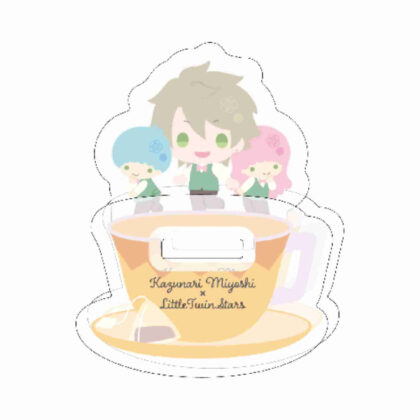 Yurayura acrylic stand A3! x Sanrio characters11 Kazunari Miyoshi x Little Twin Stars (mini character illustration) (ゆらゆらアクリルスタンド A3!×Sanrio characters11 三好一成×リトルツインスターズ(ミニキャライラスト))
