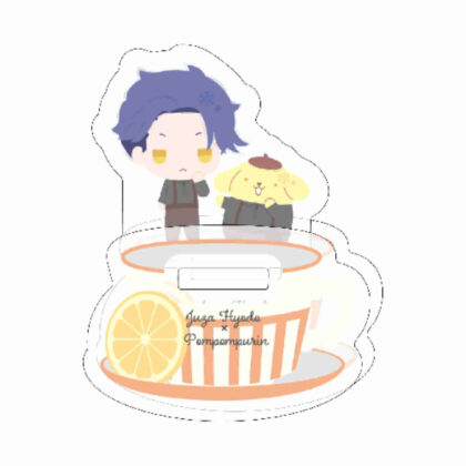 Yurayura acrylic stand A3! x Sanrio characters14 Juza Hyodo x Pompompurin (mini character illustration) (ゆらゆらアクリルスタンド A3!×Sanrio characters14 兵頭十座×ポムポムプリン(ミニキャライラスト))