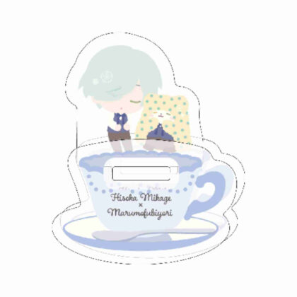 Yurayura acrylic stand A3! x Sanrio characters21 Mitsu Mikage x Marumofubiyori (mini character illustration) (ゆらゆらアクリルスタンド A3!×Sanrio characters21 御影密×まるもふびより(ミニキャライラスト))