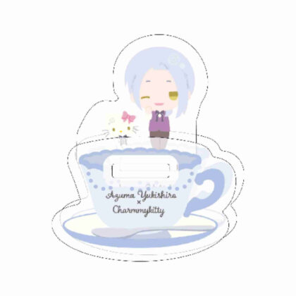 Yurayura acrylic stand A3! x Sanrio characters23 Yukihaku Higashi x Charmy Kitty (mini character illustration) (ゆらゆらアクリルスタンド A3!×Sanrio characters23 雪白東×チャーミーキティ(ミニキャライラスト))