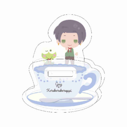 Yurayura acrylic stand A3! x Sanrio characters24 Guy x Kerokerokeroppi (mini character illustration) (ゆらゆらアクリルスタンド A3!×Sanrio characters24 ガイ×けろけろけろっぴ(ミニキャライラスト))