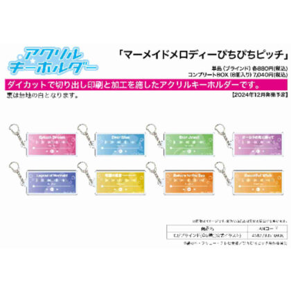 Acrylic key chain Mermaid Melody Pichi Pichi Pitch 03 official illustration ZACK-MPP-03 (アクリルキーホルダー マーメイドメロディー ぴちぴちピッチ 03公式イラスト ZACK-MPP-03)