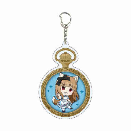 Big Acrylic Keychain Spice and Wolf 04 Holo Alice Ver. (Mini Character Illustration) (デカアクリルキーホルダー 狼と香辛料 04 ホロ アリスVer.(ミニキャライラスト))